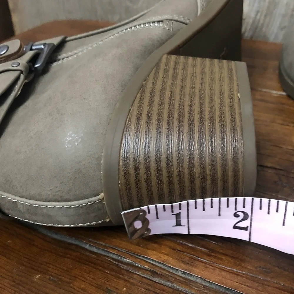 Indigo Rd. Faux Leather Ankle Boots Size 9 M Women’s